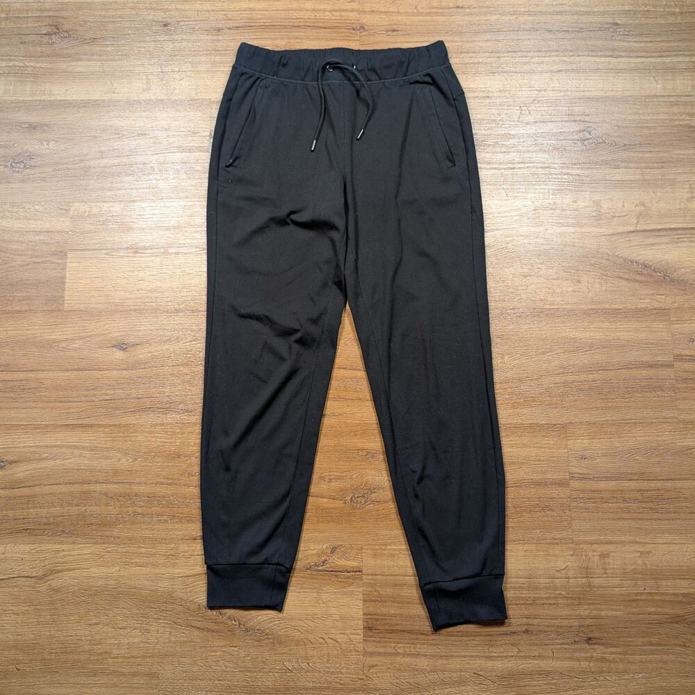 Yogalicious Lux Avenue Jogger Pants Women's Size Medium Black Cuffed Casual